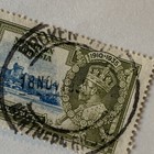 1935 Silver Jubilee Northern Rhodesia 1d Stamp With Broken Hill Sotn Son Cancel
