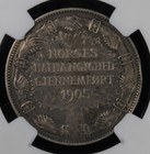 1907 Norway 2 Kroner Silver Coin Independence Ngc Au Details Cleaned