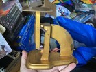 Vintage Gold Metal Liberty Postal Scale 2 Pound Capacity Great Desk Decor  Works