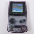 Nintendo Game Boy Color Console Clear Purple - Refurbished - Backlit Ips Screen 