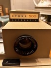 Argus 500 Automatic Slide Projector  With Case   Power Cord Vintage Turns On   
