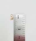 14k Solid Yellow Gold Teeny Tiny - Very Small Dog Puppy Charm Pendant 10x6mm