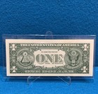  1 One Dollar Note  Silver Certificate  Blue Seal  m 99999904 A  Series 1957 A