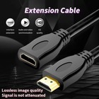 Hdmi 2 0 Extension Cable 4k 60hz Male To Female Adapter For Tv Box Hdtv Nintend