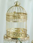 Gold 9  And 13  Tall Metallic Bird Cages Wedding Card Holder Party Centerpieces