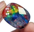 59 30 Ct Natural Ethiopian Black Fire Opal Certified Rare Precious Gemstone 5are