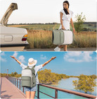 40l Large Travel Backpack For Women carry On Luggage With 4 Packing Cubes  Airli