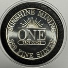 1992 Sunshine Silver Eagle Rare Vintage Coin 1 Troy Oz  999 Fine Round Medal 999