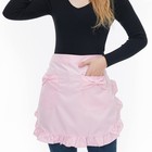 Waist Apron With Pockets  Fashion Kitchen Cooking Restaurant Bistro Half Apro   