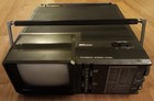 Vintage 1985 Sears Portable Tv Uhf vhf Radio Am fm Model 580 50271450 Rare 