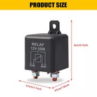 1pc 4 Pin 100 Amp Dc 12v Split Charge Relay Switch Heavy Duty For Car Van Boat