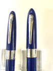 Blue Vintage Sheaffer s Fineline Fountain Pen W 341 Fine Nib And Rollerball Set