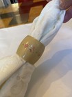 6 Vintage Bakelite  Celluloid Napkin Rings  All Different