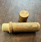 1900 s Vintage Boye Needle Co Wood Sewing Needle Case Tube  2 40-100 With Needle
