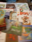 Lot Of 25 1900s Vintage Used  Greeting Cards Christmas  Crafts 50s To Now 84-3