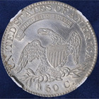 1824-p-capped Bust Half Dollar 50 Cent-au Detailed Condition-cleaned
