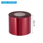 2 x400ft Hot Stamping Foil Paper Roll wine Red