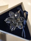 Swarovski Crystal Annual 1996 Snowflake Christmas Ornament Nib W certificate