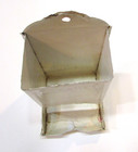 Old 1910s Tin Wall Match Holder Antique Matchbox Repainted White Back In The Day