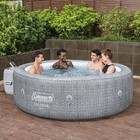 Coleman Sicily Airjet Round Inflatable Hot Tub With Energysense Cover  Grey