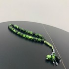 Green Plastic Islamic Prayer Beads 33 Beads Tasbih Misbaha Muslim Rosary