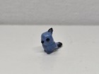Hagen Renaker Miniature Mini Ceramic Blue Bird Jay Bluebird Birdbath Figurine
