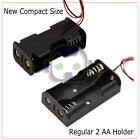 Battery Holder Case Box With 3  Wire Leads For 2x Series Aa Batteries 3v Us