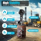 50 Gallon Pneumatic Mixer Barrel Paint Mixing Blender Stirrer Agitator Stainless