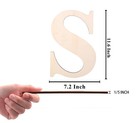 12 Inch Wooden Letter  Wood Letters For Wall Decor  1 5 Inch Blank Unfinished   