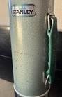 1985 Aladdin Stanley 1 Quart Green Steel Thermos Bottle Made In Usa A-944dh