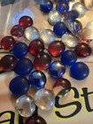 Lots Of Mixed Color Glass Mosaic Gems Gemstones Qty X125 Pcs