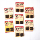 Vintage Solo Sleeping Beauty Curlers Lot 7 Cards 1961 Vinylite Hair Rollers Usa