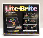 Lite Brite Classic 214 Pieces  Magic Screen  206 Pegs  6 Templates  1 Art Guide