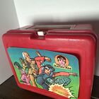 1989 Karate Kid Cartoon Thermos Lunch Box W  Thermos Lunchbox Mint Graphics Rare