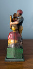 Cast Iron Hometown Battery Baseball Mechanical Bank Book Of Knowledge Working