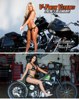 2026 V-twin Vixens  Harley Motorcycle Wall Calendar Babes Dream Girls Biker Gift