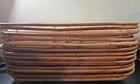 12 Vintage Wicker Rattan Bamboo Serving Trays Tiki Midcentury Modern Mcm Boho 