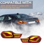 3d Dynamic Dragon Scales Tail Lights For 2014-2020 Bmw 4-series F32 F33 F36