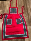 2 Vintage Handmade Bib Apron s