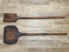 Rare Pottery Barn Antique Bread Paddles 60    Hand-carved Mango Wood Shovels Htf