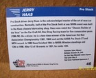 Nhra Jerry Haas Autographed 1991 Pro Set Racing Pro Stock Card Signed 