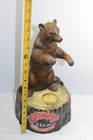 Vintage 1985 Canadian Grizzly Beer Counter Display With Standing Bear Lager 16   