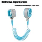 Pandaear Anti Lost Wrist Link  Toddler Harness Walking Leash Safety Blue 