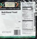 Frontier Co-op Nutritional Yeast Powder 16 Oz Kosher B Vitamin Rich