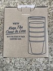 Yeti Shot Glasses - 4 Shot Cups   1 Holder - White - New In Box Free Shipping