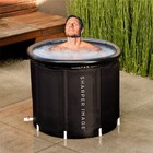 Sharper Image Portable Ice Bath 31 5 x29 5  Oval Plunge Pool  Pvc Frame  