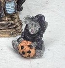 Boyds Bears Treasure Box Haunted House With Wiz Mcnibble Halloween Figurine