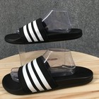 Adidas Adilette Comfort Slides Mens 11 Core Black   Cloud White Slip On Sandals