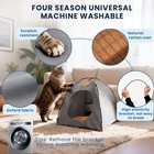 Cat Tent Pet House Foldable Cat Cave Bed Portable Indoor Outdoor Small Dog Bed