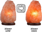 Authentic Natural Himalayan Salt Lamp 7-9  7-9 Lbs Hand Crafted By Ambient Na   